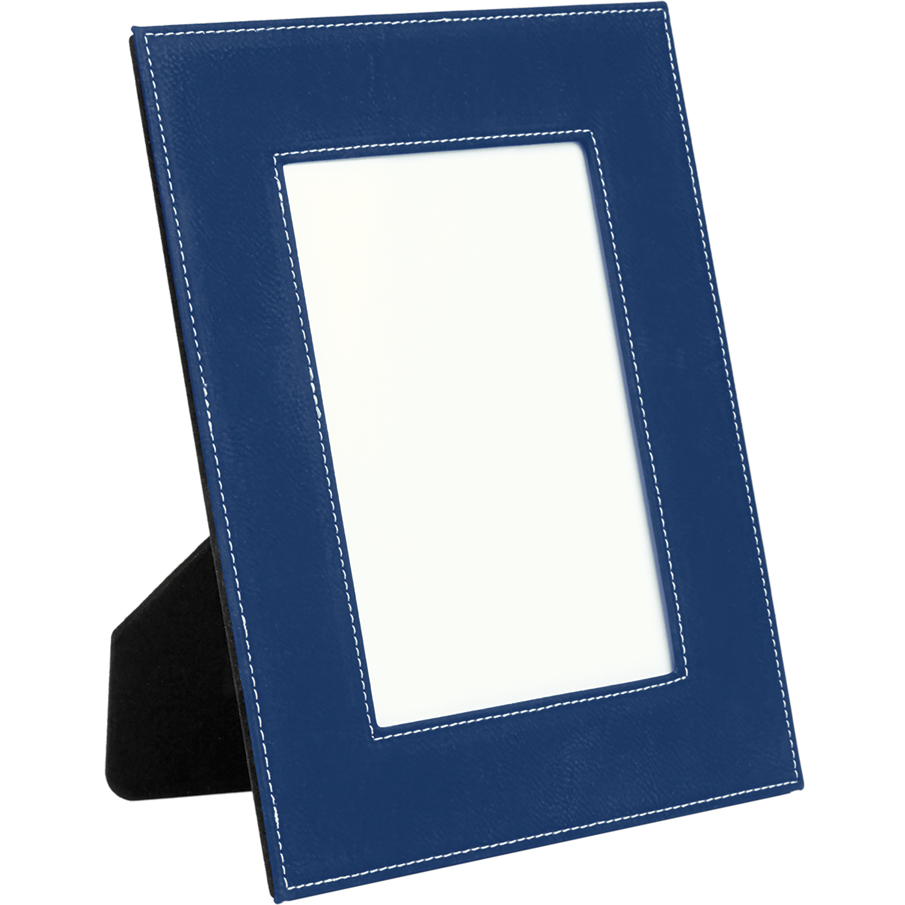 5" x 7" Blue/Silver Leatherette Photo Frame – item LLF1257 image 4