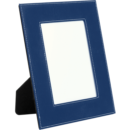 5" x 7" Blue/Silver Leatherette Photo Frame – item LLF1257 image 4