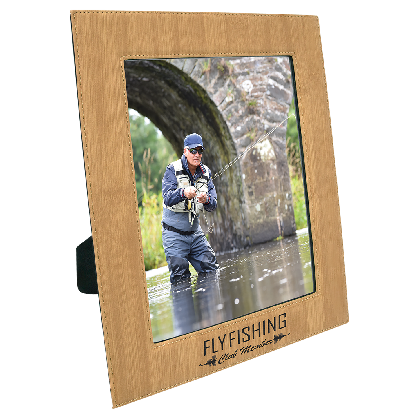 8" x 10" Bamboo Leatherette Photo Frame – item LLF13810 image 2
