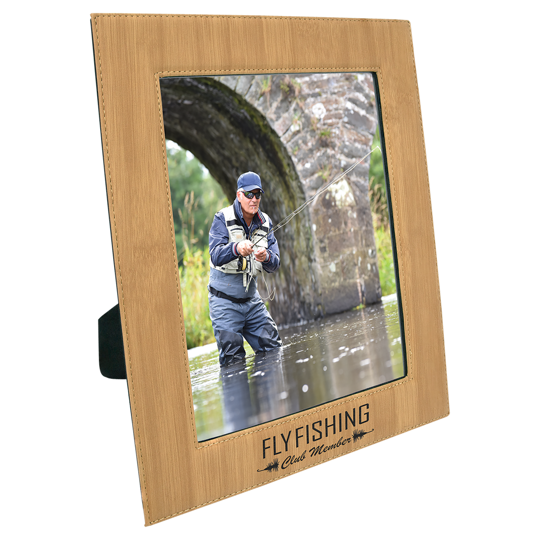 8" x 10" Bamboo Leatherette Photo Frame – item LLF13810 image 2