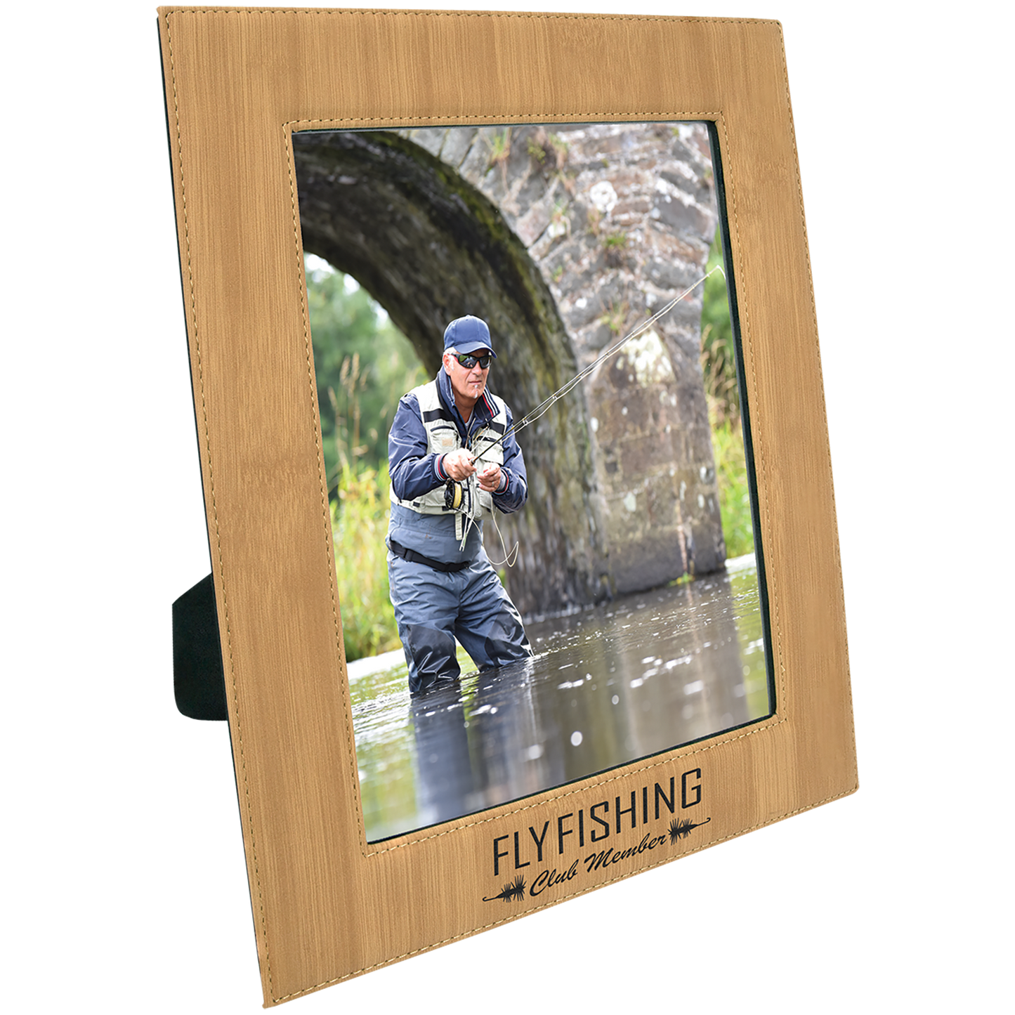 8" x 10" Bamboo Leatherette Photo Frame – item LLF13810 image 3