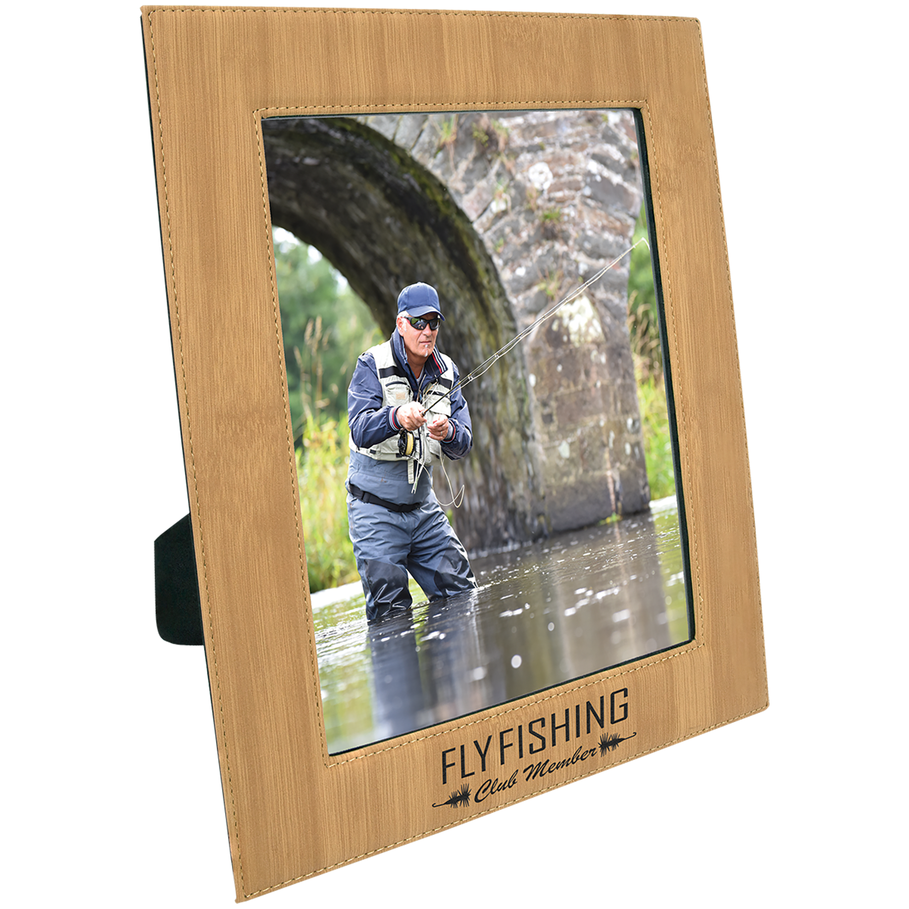 8" x 10" Bamboo Leatherette Photo Frame – item LLF13810 image 3