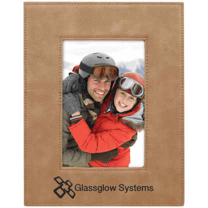 4" x 6" Light Brown Leatherette Photo Frame – item LLF146 image 3