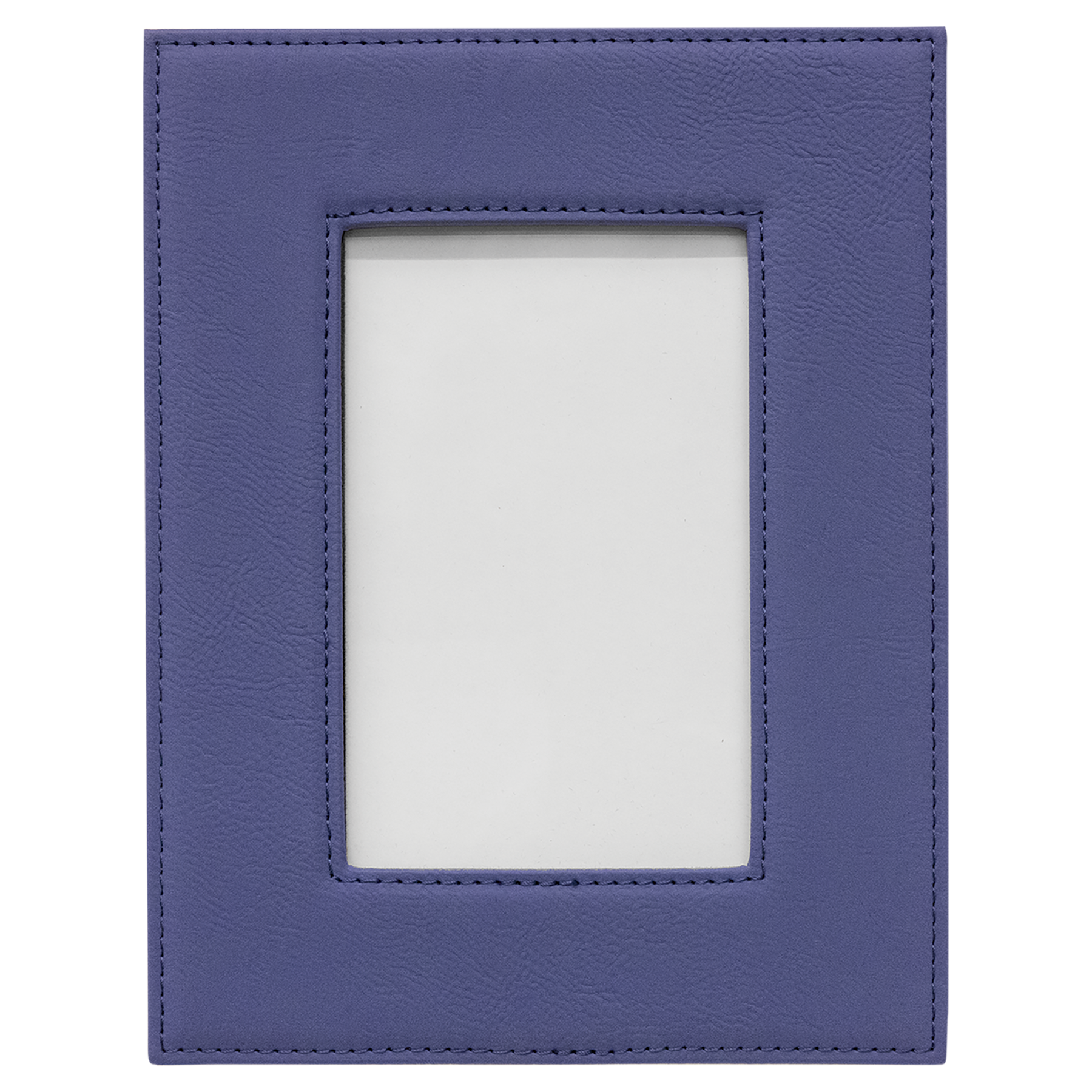 4" x 6" Purple Leatherette Photo Frame – item LLF1746 image 3