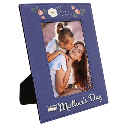 5" x 7" Purple Leatherette Photo Frame – item LLF1757 image 4