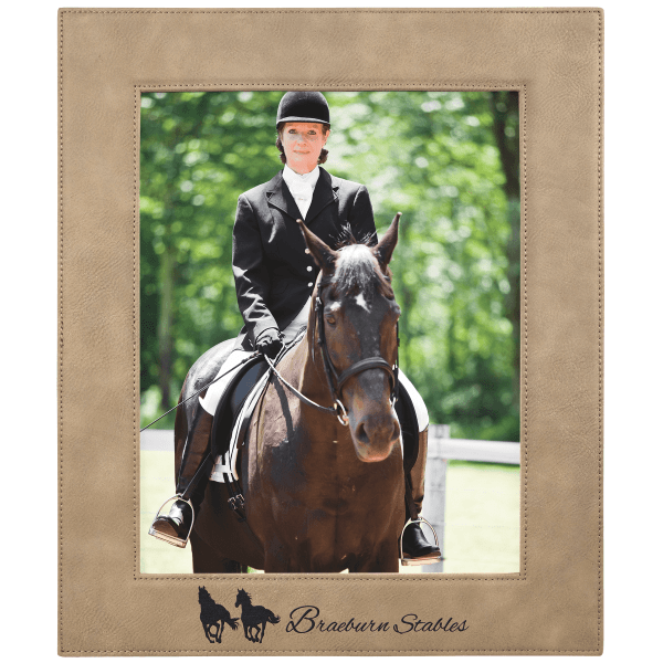 8" x 10" Light Brown Leatherette Photo Frame – item LLF1810 image 2