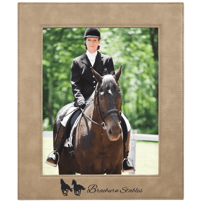 8" x 10" Light Brown Leatherette Photo Frame – item LLF1810 image 2