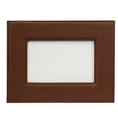 4" x 6" Football Leatherette Photo Frame – item LLF1846 image 2