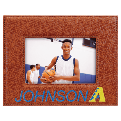 4" x 6" Basketball Leatherette Photo Frame – item LLF1946 image 3