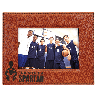 5" x 7" Basketball Leatherette Photo Frame – item LLF1957 image 3