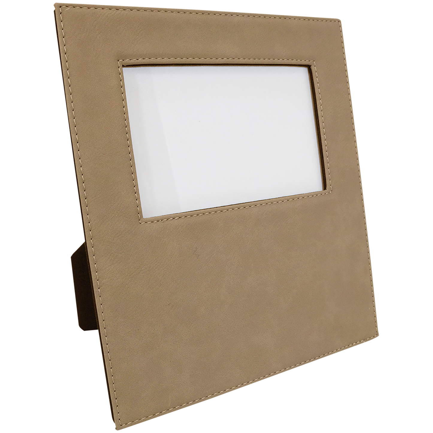 4" x 6" Light Brown Leatherette Photo Frame – item LLF30146 image 5