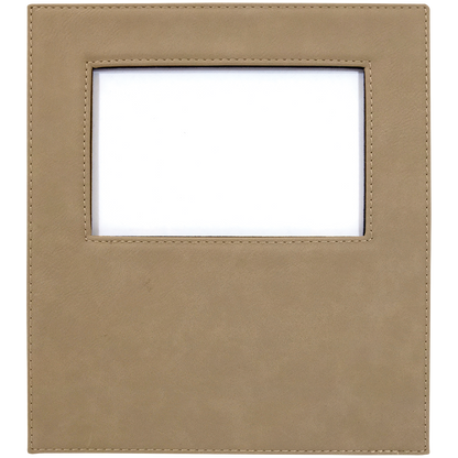 4" x 6" Light Brown Leatherette Photo Frame – item LLF30146 image 4