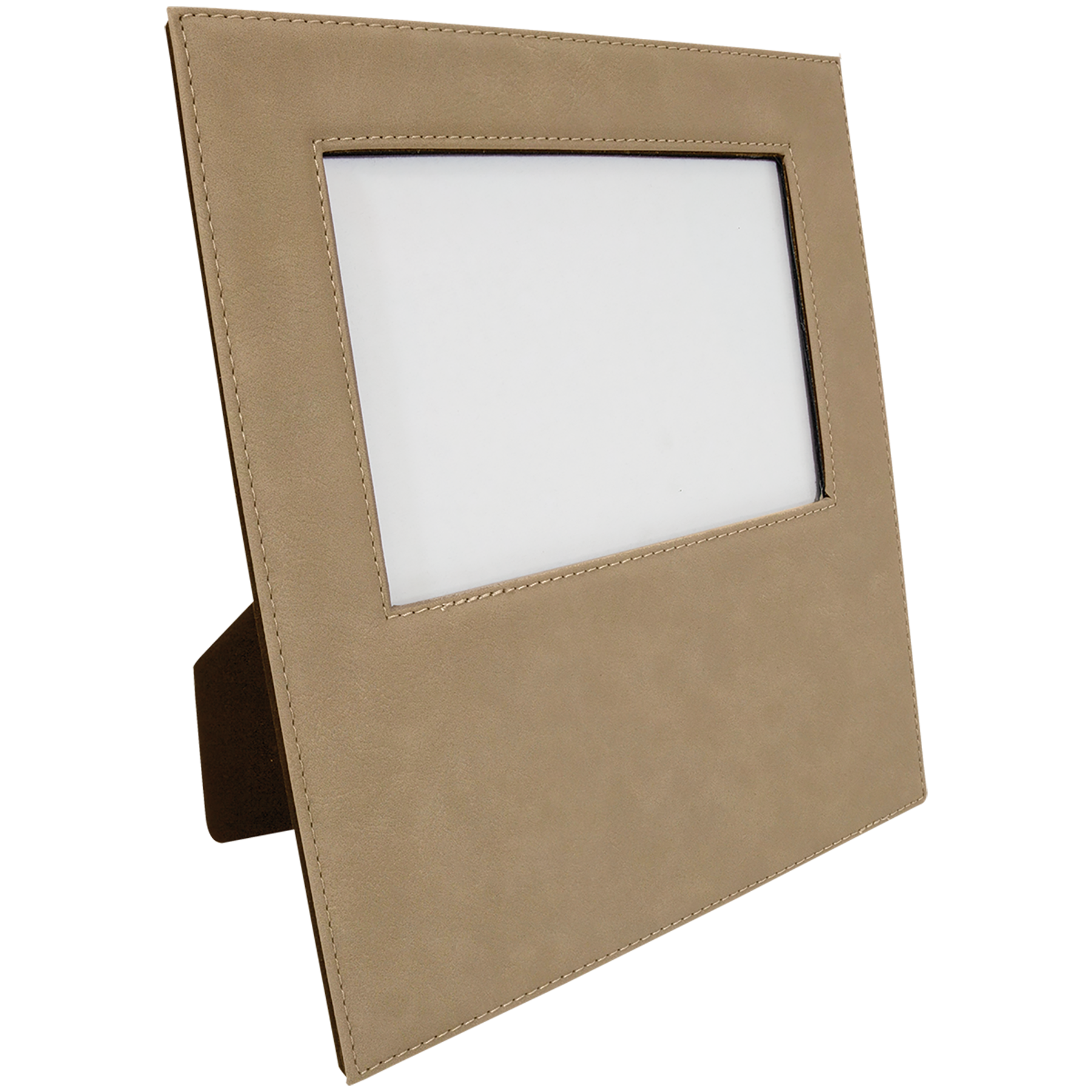 5" x 7" Light Brown Leatherette Photo Frame – item LLF30157 image 5