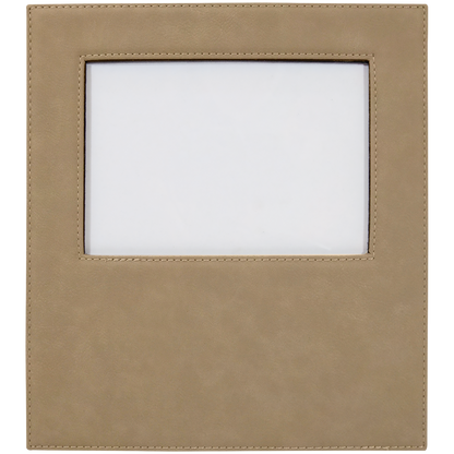 5" x 7" Light Brown Leatherette Photo Frame – item LLF30157 image 4