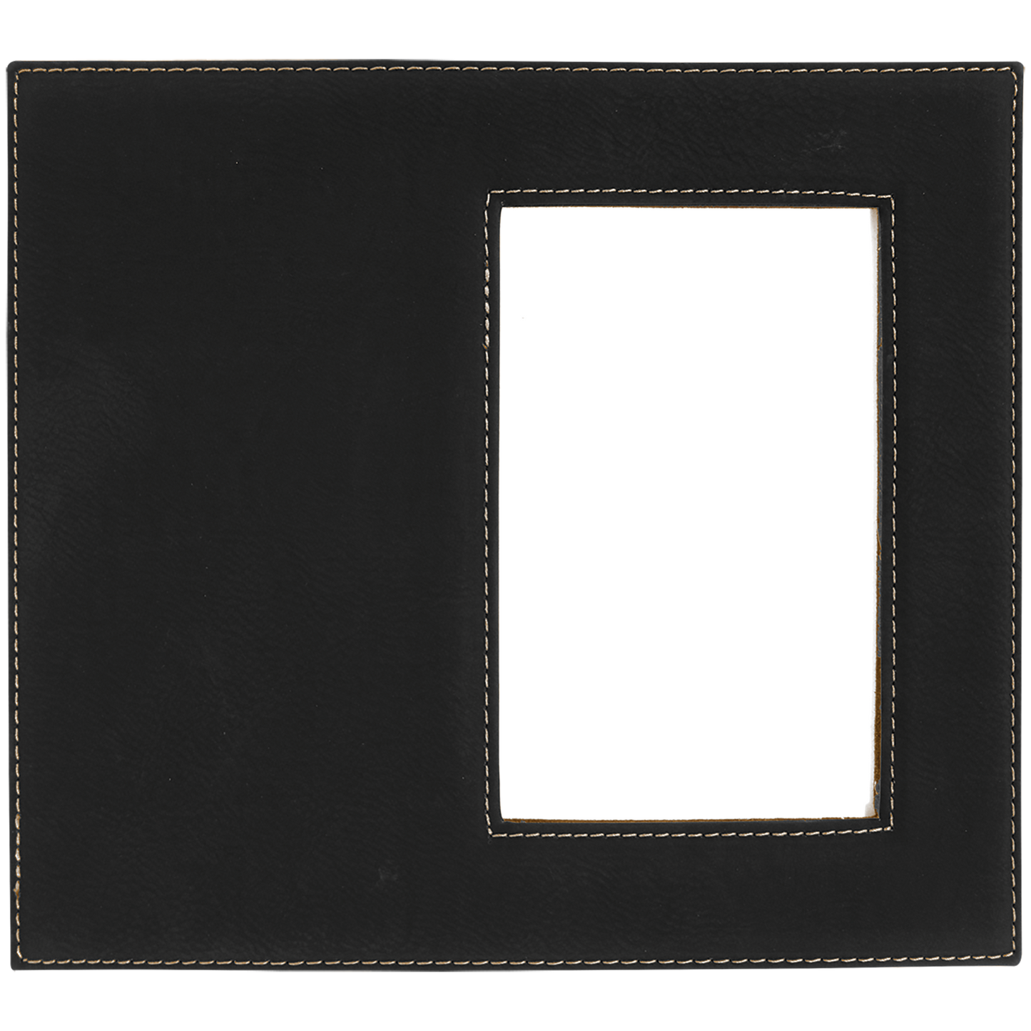 4" x 6" Black/Gold Leatherette Photo Frame – item LLF30346 image 4
