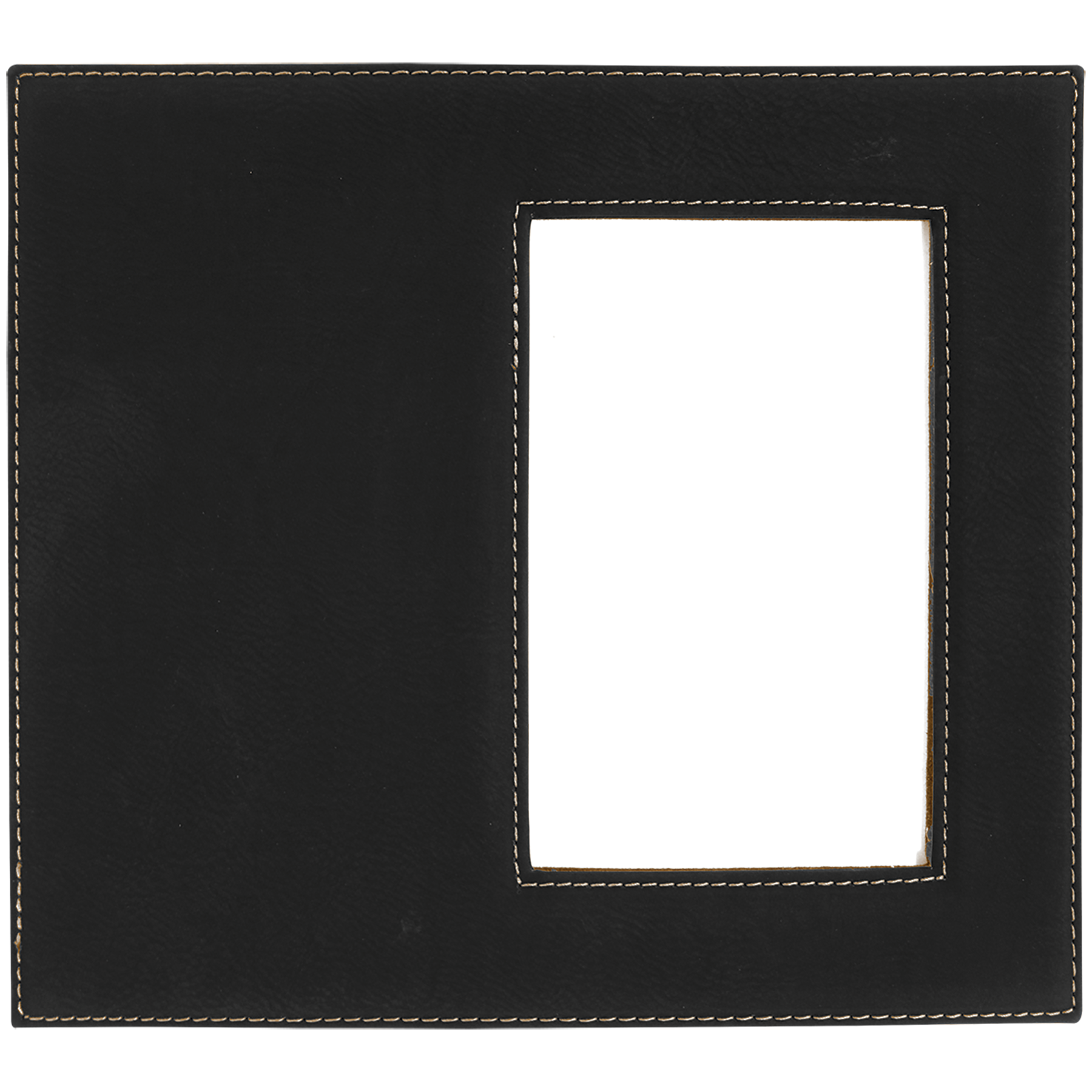 4" x 6" Black/Gold Leatherette Photo Frame – item LLF30346 image 4