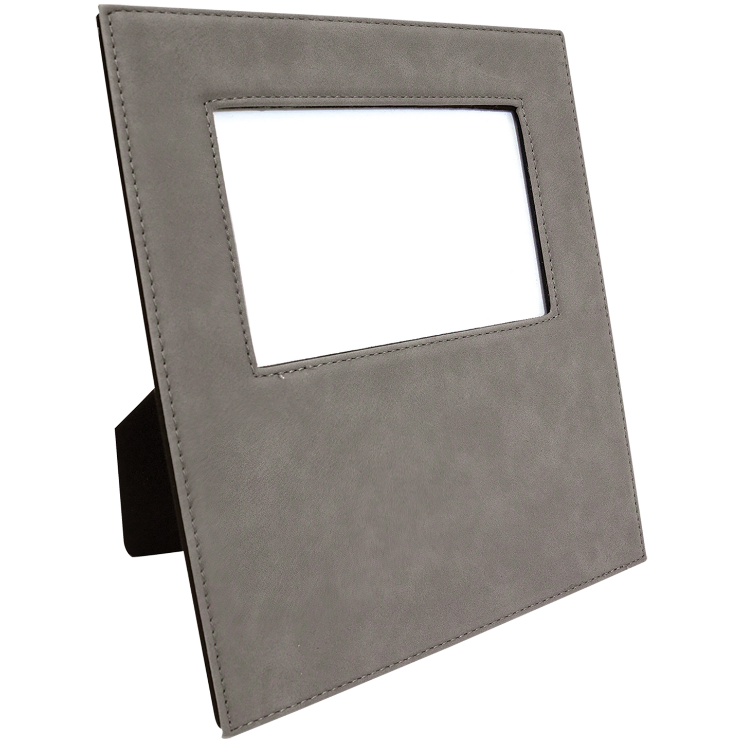 4" x 6" Gray Leatherette Photo Frame – item LLF30546 image 5