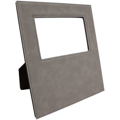 4" x 6" Gray Leatherette Photo Frame – item LLF30546 image 5