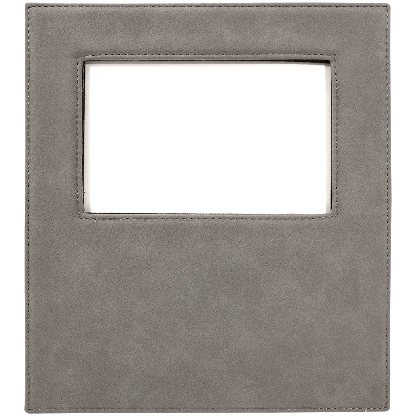 4" x 6" Gray Leatherette Photo Frame – item LLF30546 image 4