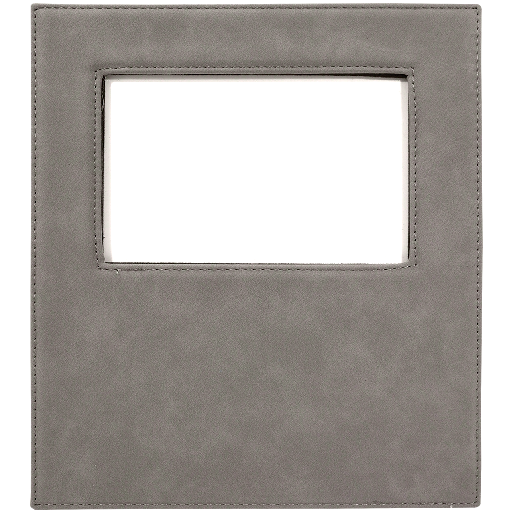 4" x 6" Gray Leatherette Photo Frame – item LLF30546 image 4