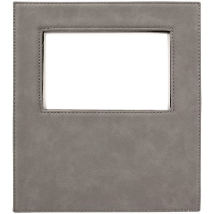4" x 6" Gray Leatherette Photo Frame – item LLF30546 image 4
