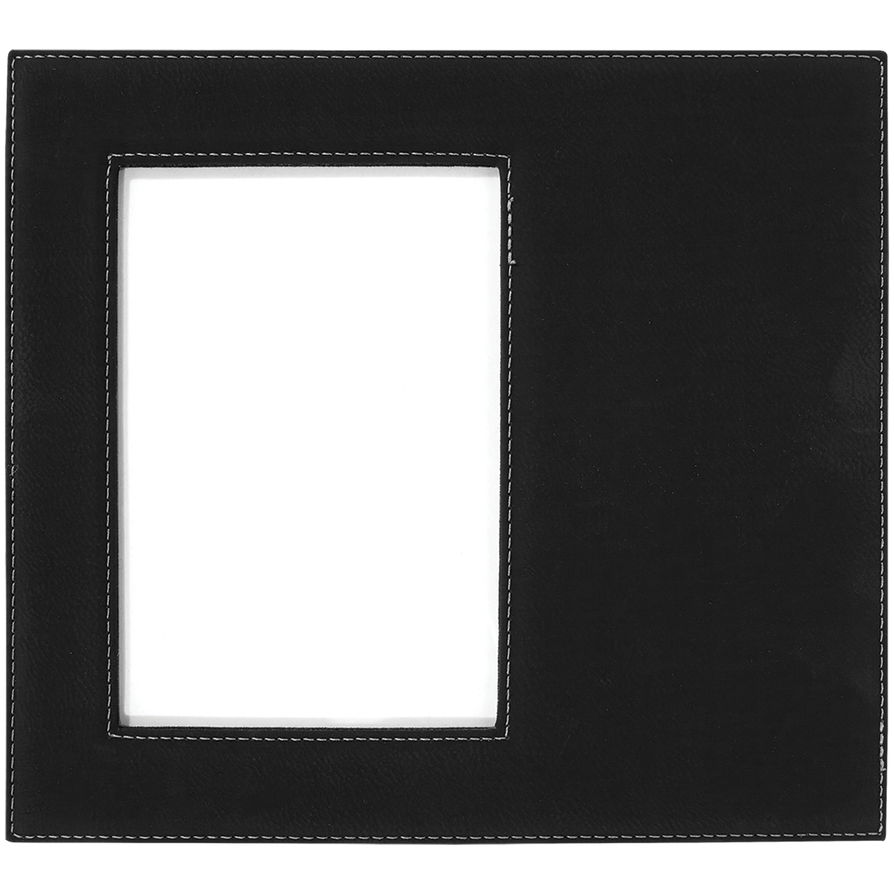 5" x 7" Black/Silver Leatherette Photo Frame – item LLF30957 image 3