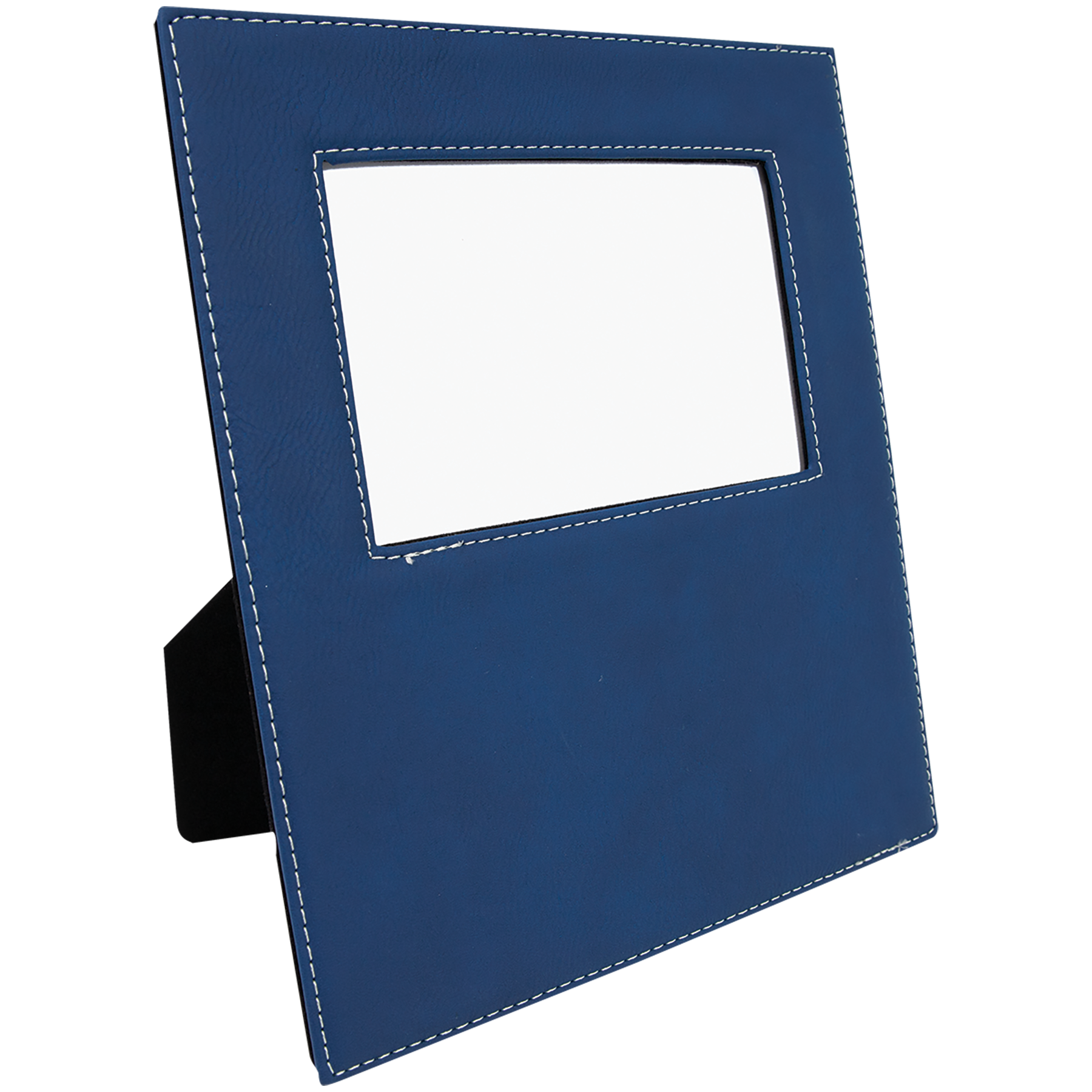 4" x 6" Blue/Silver Leatherette Photo Frame – item LLF31246 image 5