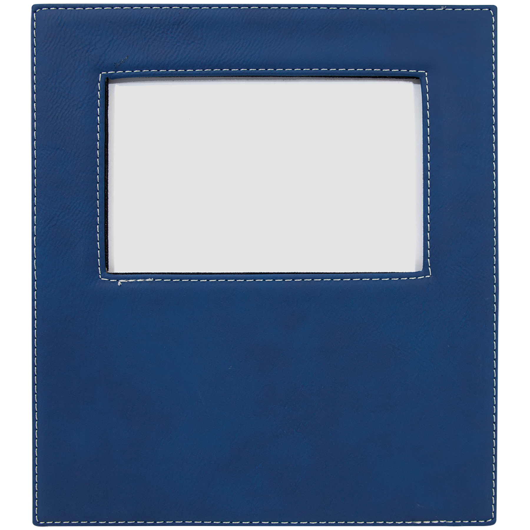 4" x 6" Blue/Silver Leatherette Photo Frame – item LLF31246 image 4