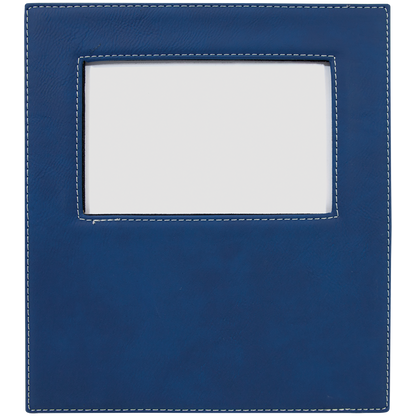 4" x 6" Blue/Silver Leatherette Photo Frame – item LLF31246 image 4