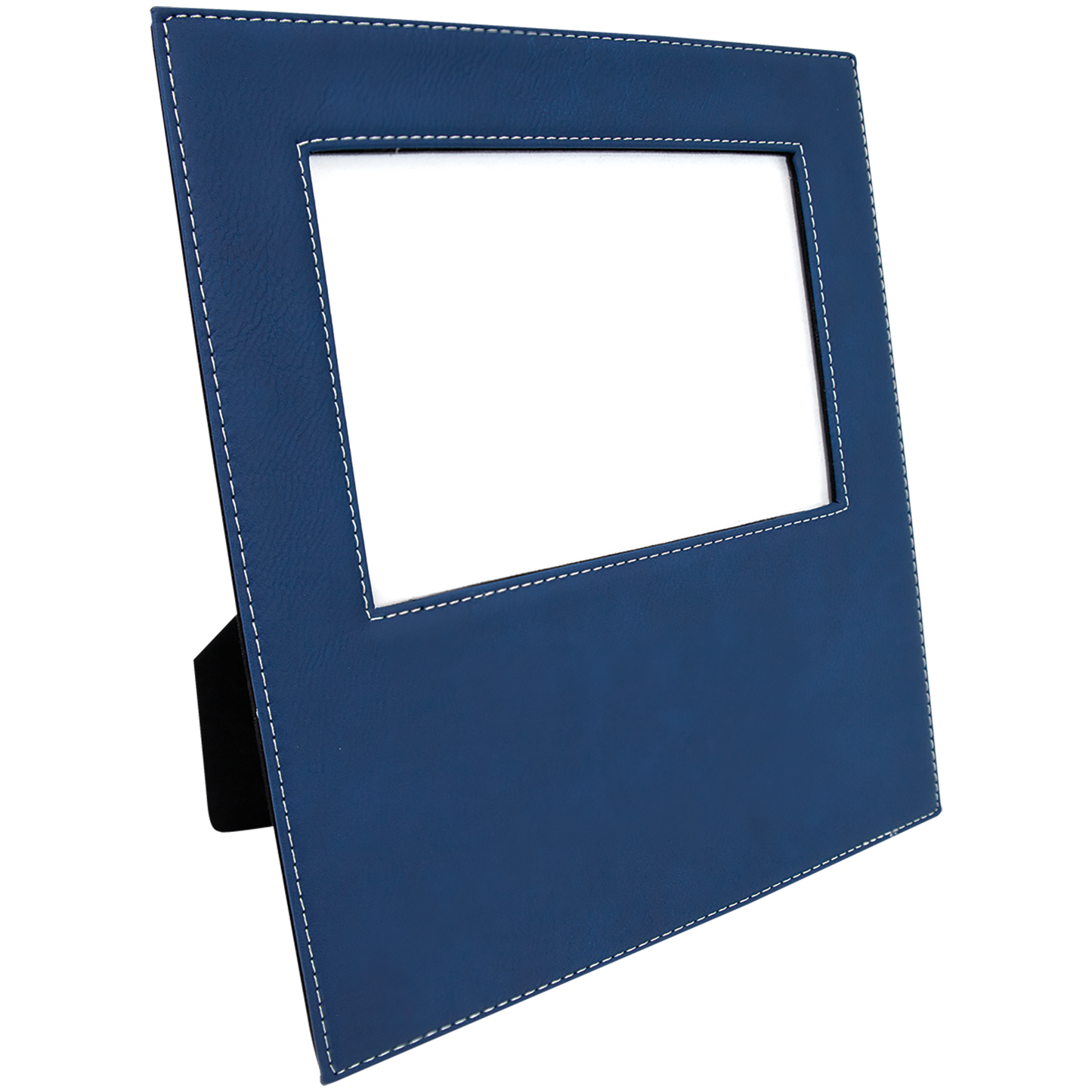 5" x 7" Blue/Silver Leatherette Photo Frame – item LLF31257 image 5