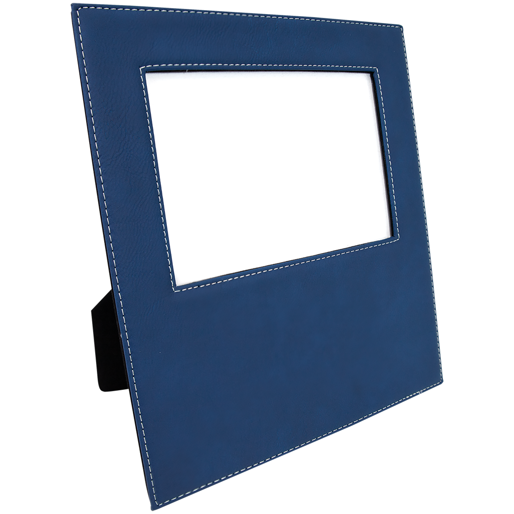 5" x 7" Blue/Silver Leatherette Photo Frame – item LLF31257 image 5
