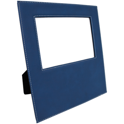 5" x 7" Blue/Silver Leatherette Photo Frame – item LLF31257 image 5