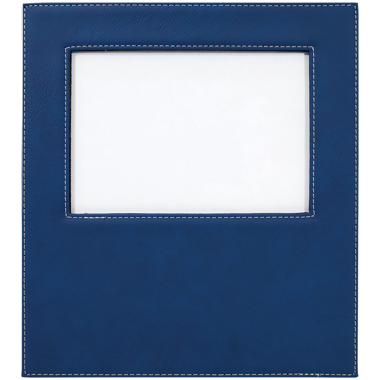 5" x 7" Blue/Silver Leatherette Photo Frame – item LLF31257 image 4
