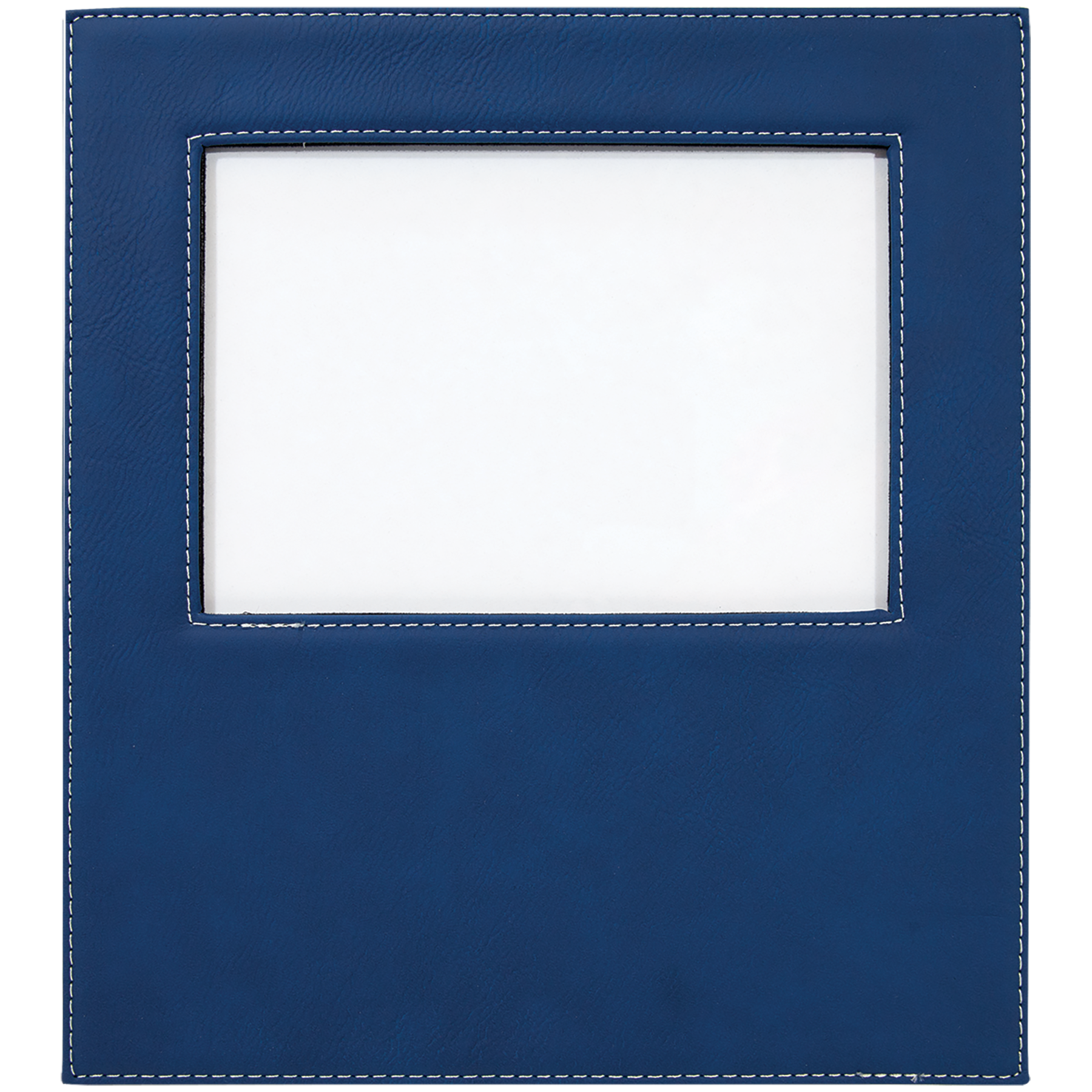5" x 7" Blue/Silver Leatherette Photo Frame – item LLF31257 image 4