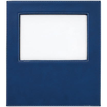 5" x 7" Blue/Silver Leatherette Photo Frame – item LLF31257 image 4