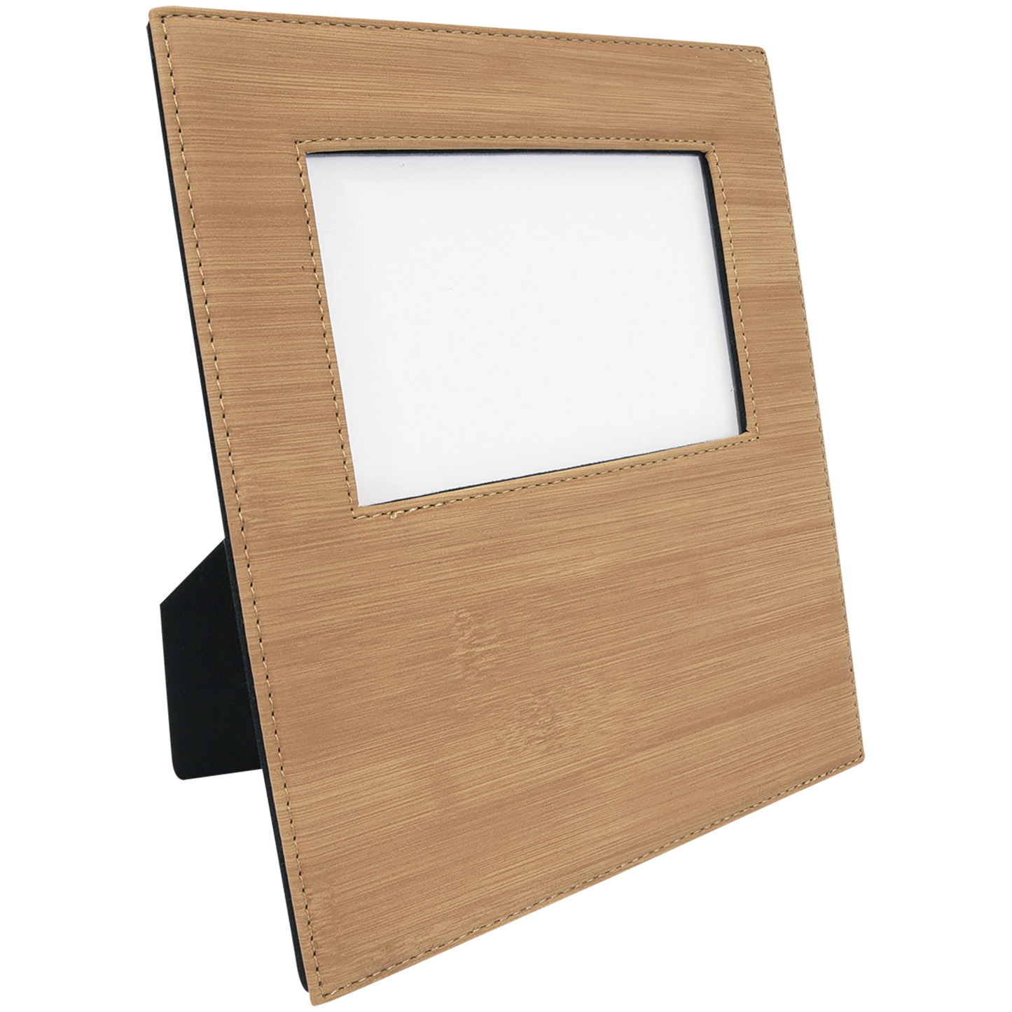 4" x 6" Bamboo Leatherette Photo Frame – item LLF31346 image 5