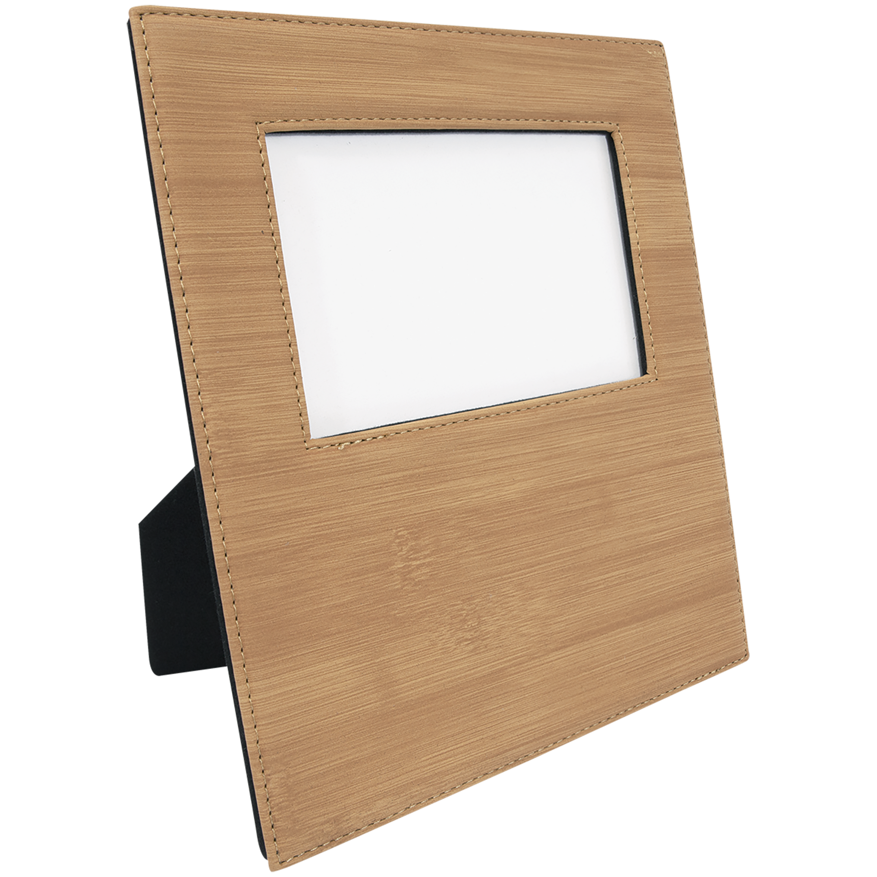 4" x 6" Bamboo Leatherette Photo Frame – item LLF31346 image 5