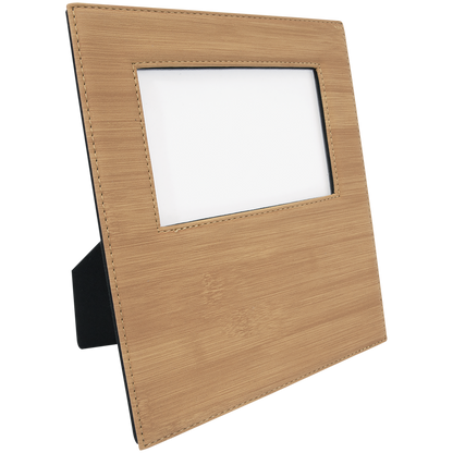 4" x 6" Bamboo Leatherette Photo Frame – item LLF31346 image 5