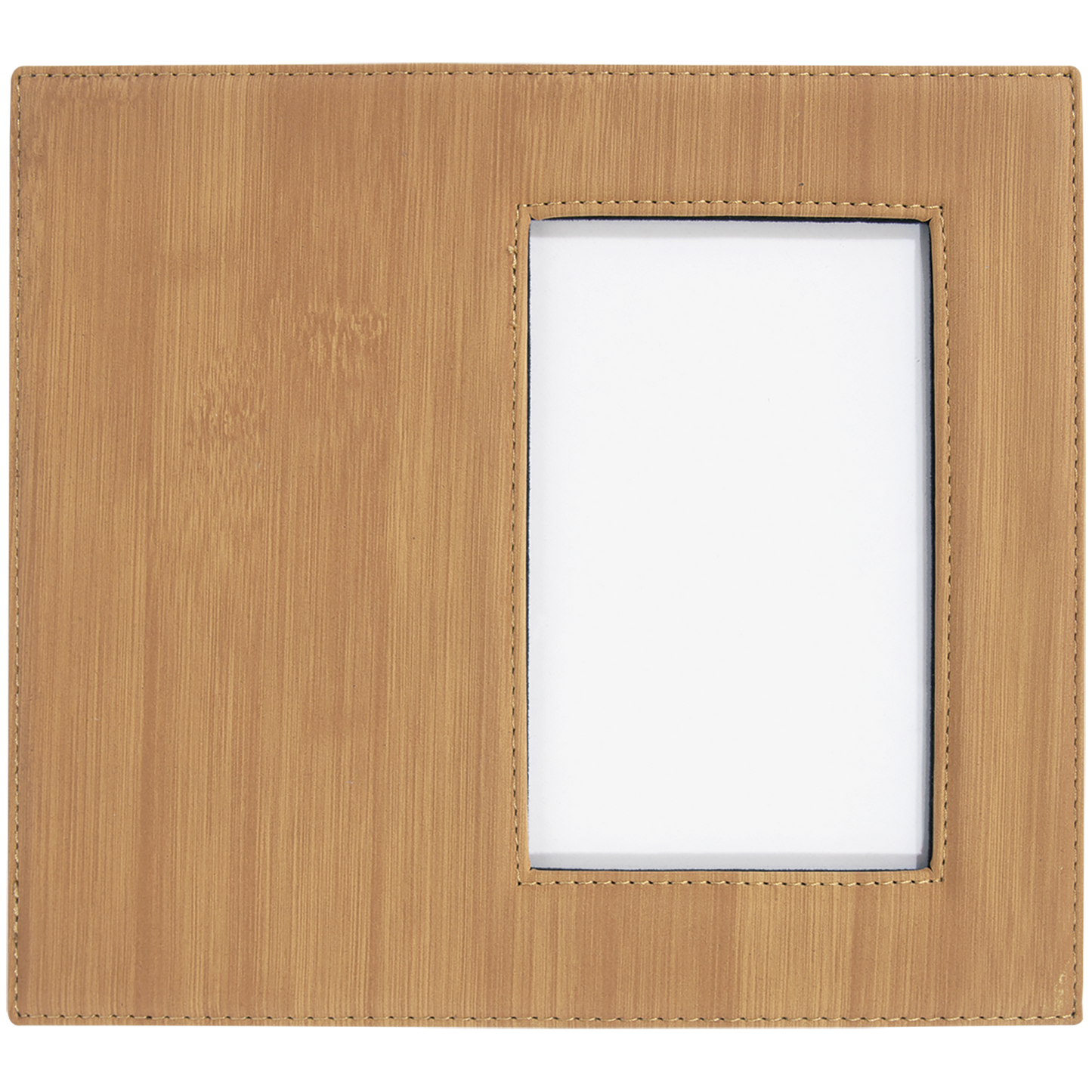 4" x 6" Bamboo Leatherette Photo Frame – item LLF31346 image 4