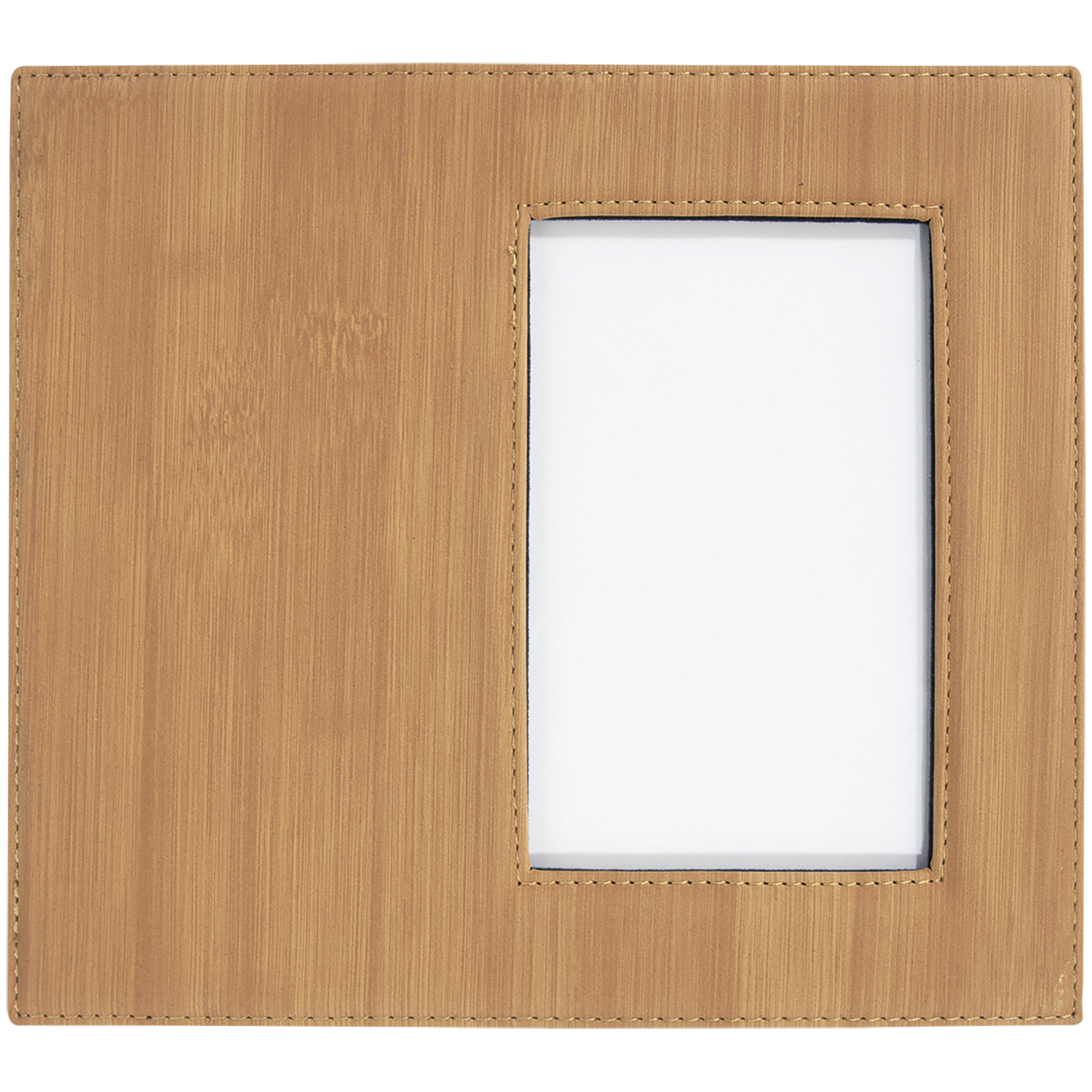 4" x 6" Bamboo Leatherette Photo Frame – item LLF31346 image 4