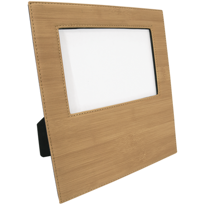 5" x 7" Bamboo Leatherette Photo Frame – item LLF31357 image 5