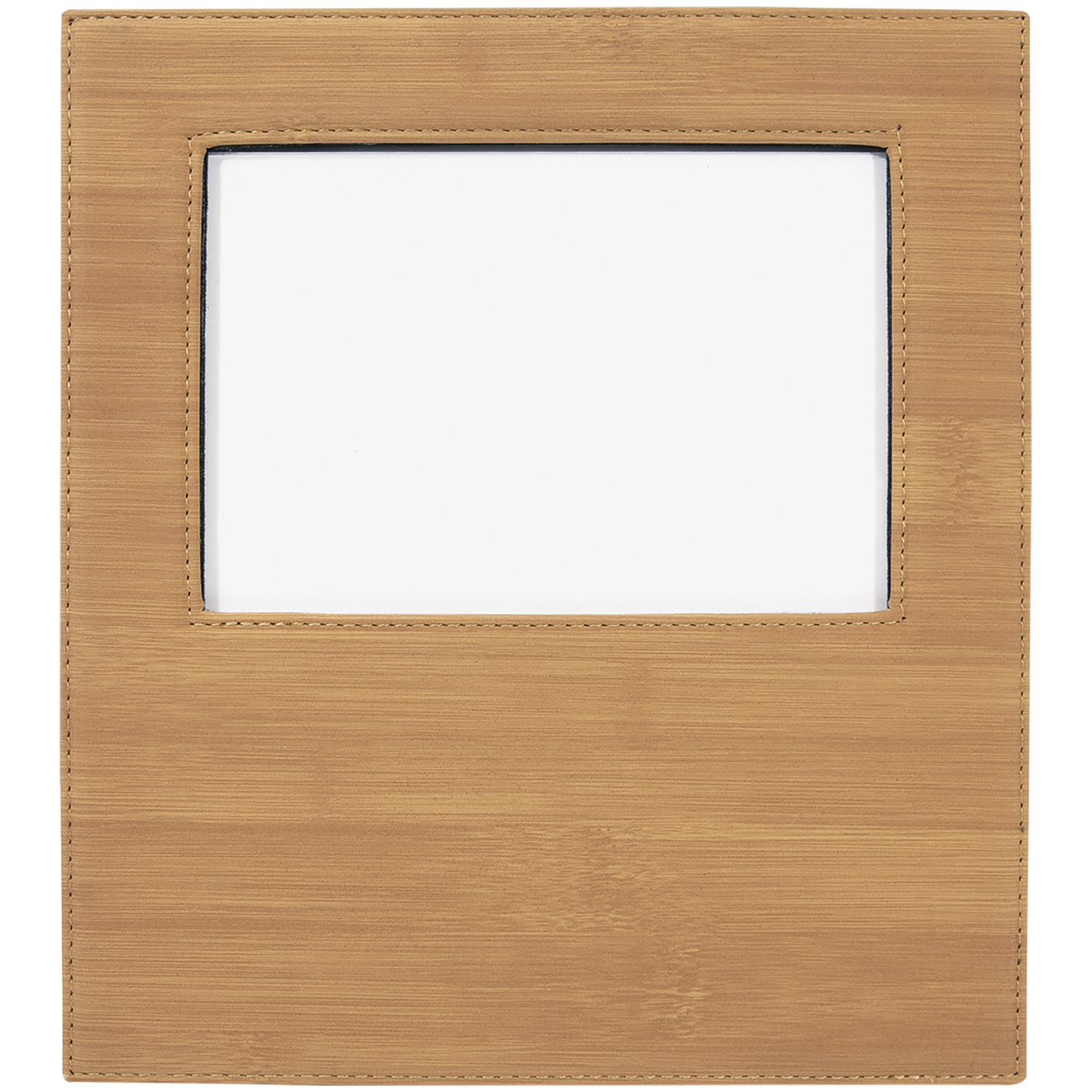 5" x 7" Bamboo Leatherette Photo Frame – item LLF31357 image 4