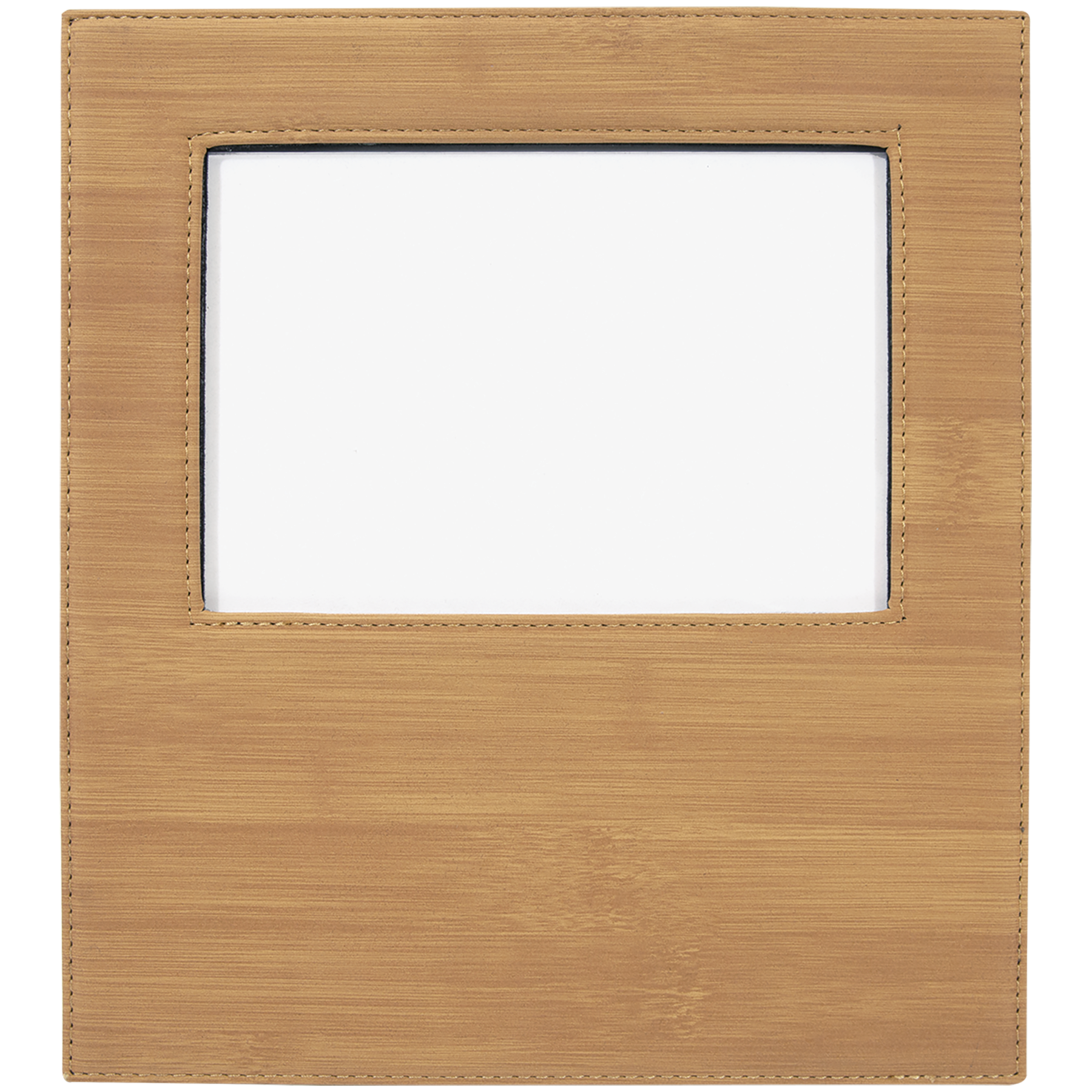 5" x 7" Bamboo Leatherette Photo Frame – item LLF31357 image 4