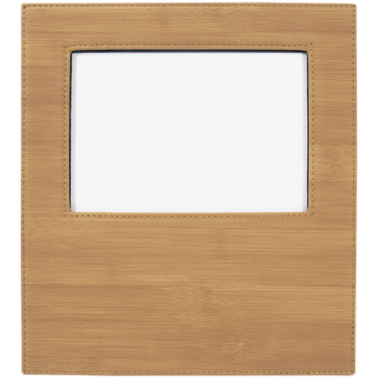 5" x 7" Bamboo Leatherette Photo Frame – item LLF31357 image 4