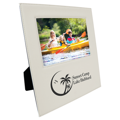 5" x 7" White Leatherette Photo Frame – item LLF31457 image 3