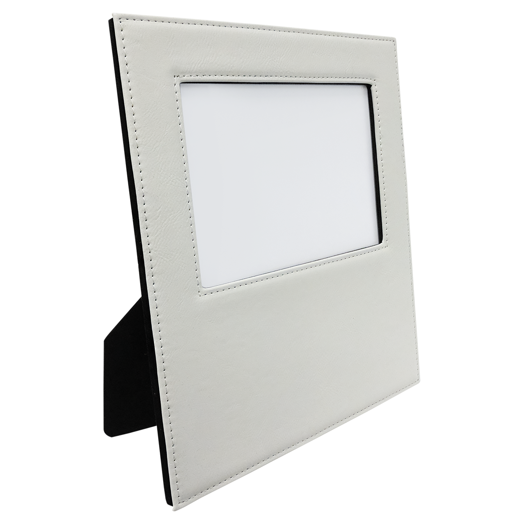 5" x 7" White Leatherette Photo Frame – item LLF31457 image 6