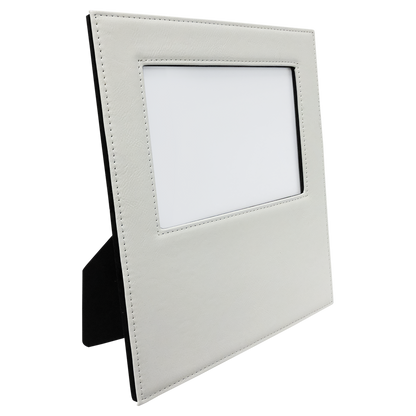 5" x 7" White Leatherette Photo Frame – item LLF31457 image 6