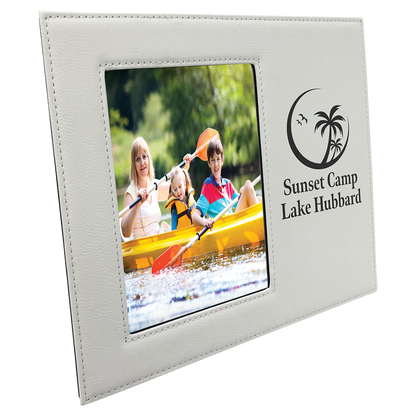 5" x 7" White Leatherette Photo Frame – item LLF31457 image 4