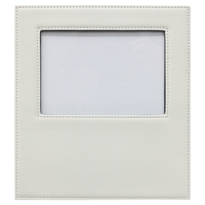 5" x 7" White Leatherette Photo Frame – item LLF31457 image 5