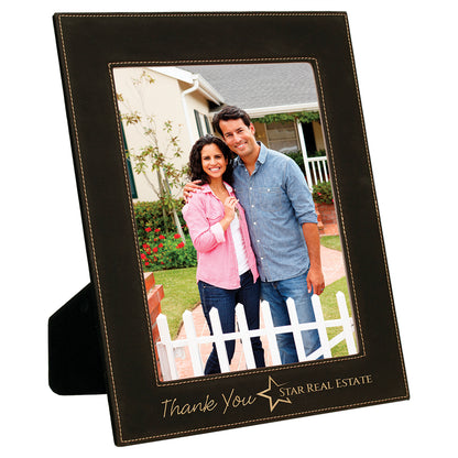 8" x 10" /Gold Leatherette Photo Frame – item LLF3810A image 2